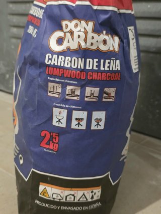 Barbacoa Carbón Roja Ø34x55cm Regulable