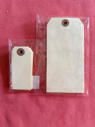 Set de scrapbooking: polvos de embossing y etiquet
