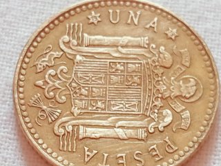 Moneda 1975 Carlos I Rey de España