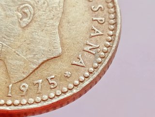 Moneda 1975 Carlos I Rey de España