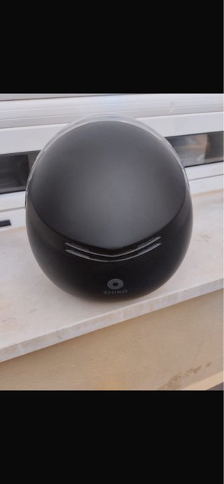 Casco Scooter Negro con Visera