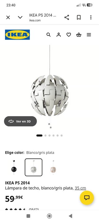 Lámpara IKEA PS 2014