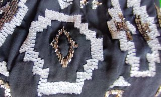 Vestido Fiesta Suiteblanco Negro/Blanco Talla L