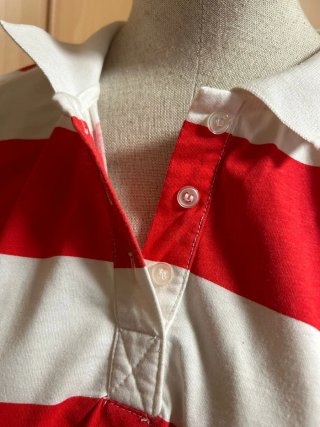 Polo Lefties rayas rojo y blanco mujer