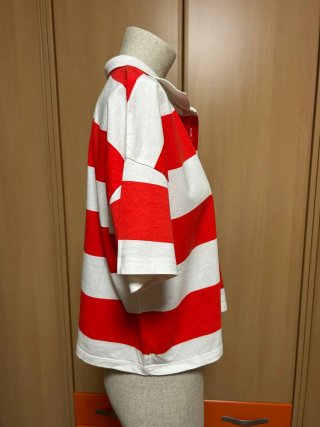 Polo Lefties rayas rojo y blanco mujer