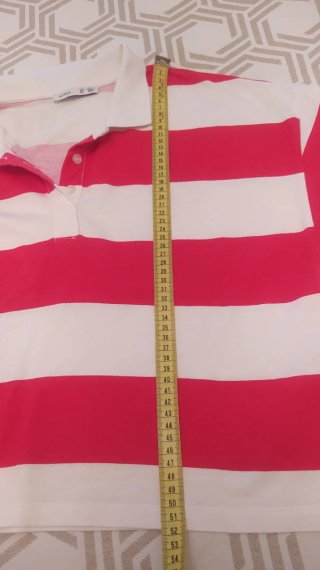 Polo Lefties rayas rojo y blanco mujer
