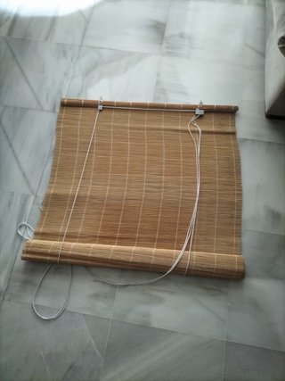 Tende pieghevoli in bambù e legno