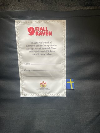 Mochila Fjallraven Kanken Negra Sin Usar