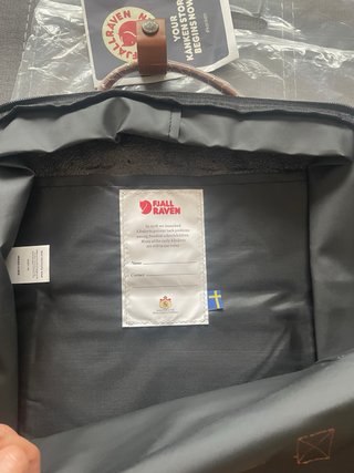 Mochila Fjallraven Kanken Negra Sin Usar