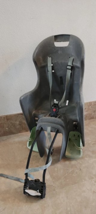 Silla portabebés para bicicleta