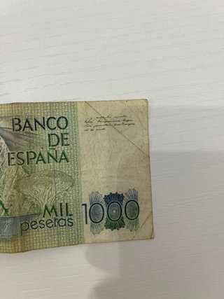 Banconota 1000 pesetas Spagna