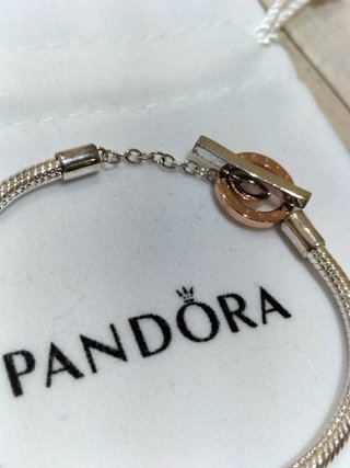 Pulsera Pandora Plata y Oro