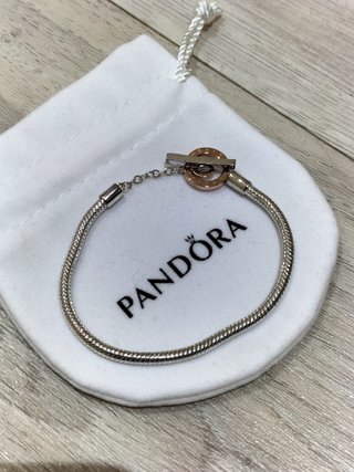 Pulsera Pandora Plata y Oro