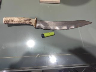 Herramienta de corte con mango de asta