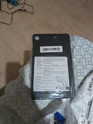 Funda negra para tablet tab m8 de 4 pulgadas
