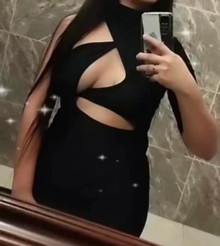 Vestido tubo azul sin tirantes