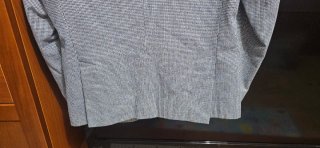 Giacca vintage uomo blu/grigio