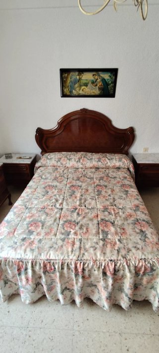 Conjunto dormitorio matrimonio madera