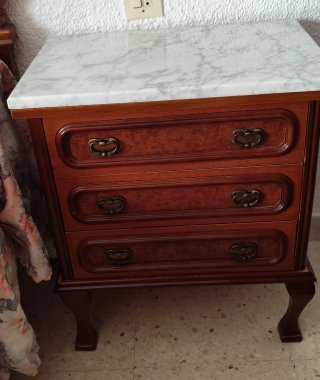 Conjunto dormitorio matrimonio madera