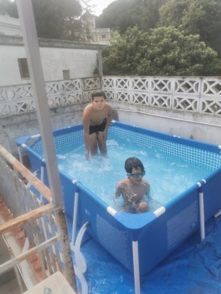 Piscina desmontable 220x150x60cm + depuradora