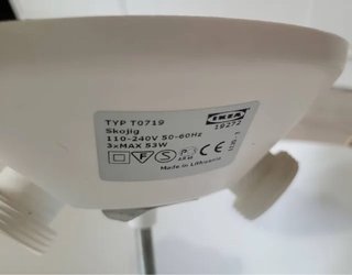 Lámpara Infantil Nube IKEA SKOJIG