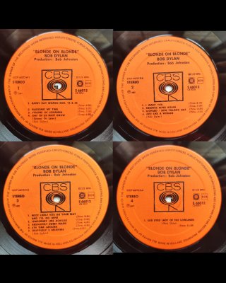 2 LP'S 1972 🇳🇱 BOB DYLAN - BLONDE ON BLONDE