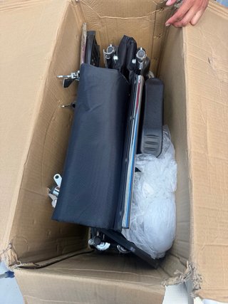 Silla de ruedas plegable acero PRO