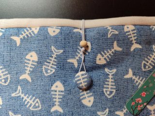 Funda libro/tablet con peces azul con regalos