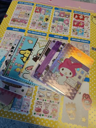 Cartas coleccionables Hello Kitty and Friends