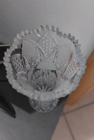 Vaso in cristallo
