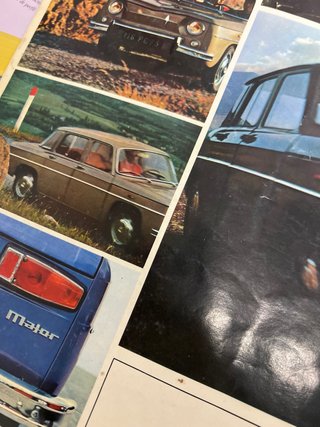 Catalogo francés de 20 paginas Renault 8.