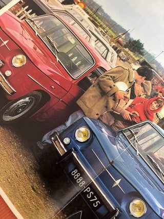 Catalogo francés de 20 paginas Renault 8.