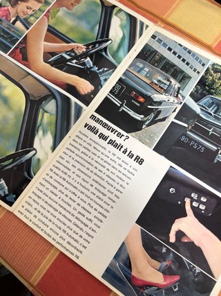 Catalogo francés de 20 paginas Renault 8.