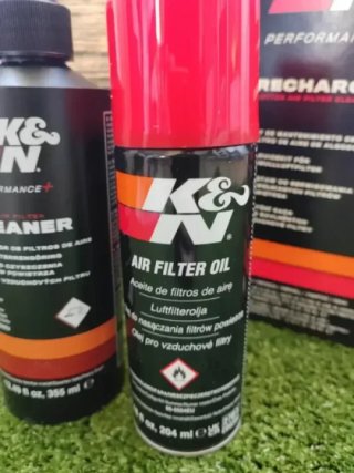 KIT DE LIMPIEZA FILTRO DE AIRE K&N