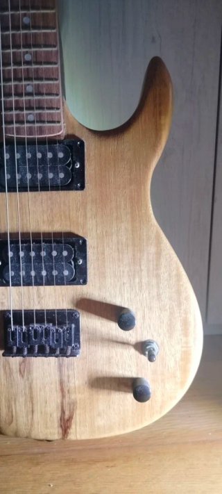 Chitarra Elettrica Custom Black Limba