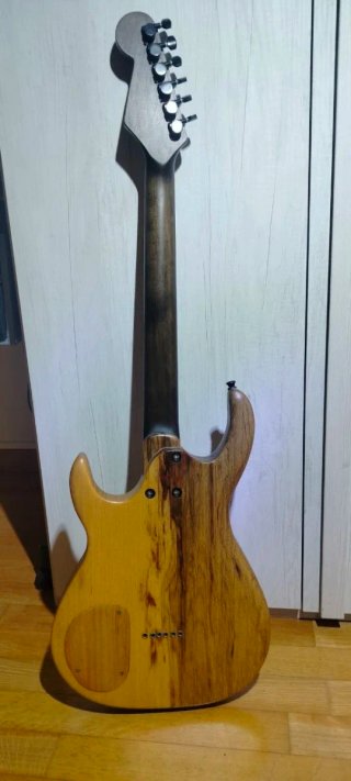 Chitarra Elettrica Custom Black Limba