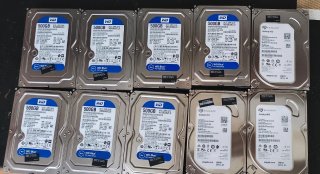 Lote 10 Discos Duros 500GB WD y Seagate