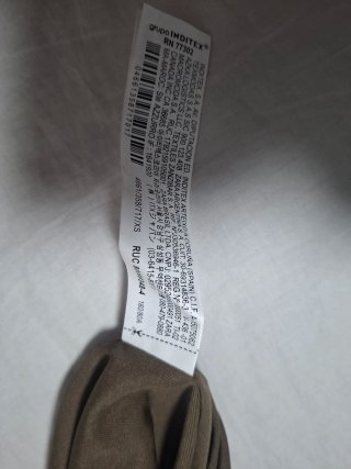 Vestido Zara Beige/Marrón