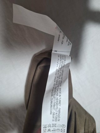 Vestido Zara Beige/Marrón