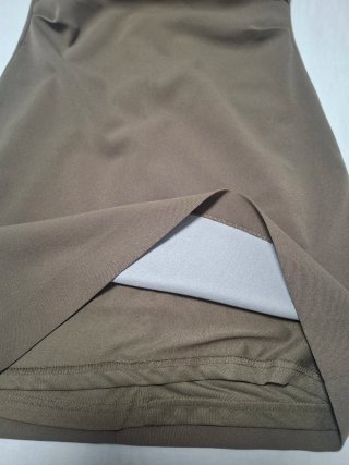 Vestido Zara Beige/Marrón