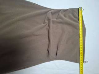 Vestido Zara Beige/Marrón