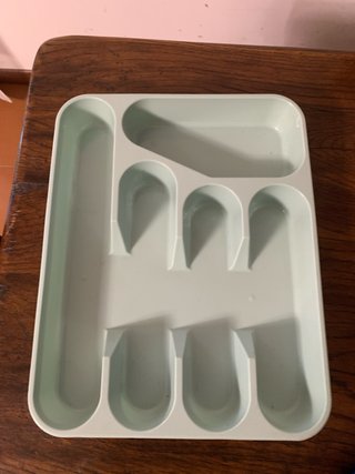 Portaposate verde in plastica