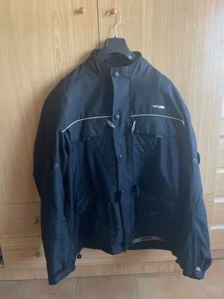 Chaqueta Moto Negra Adventure Touring