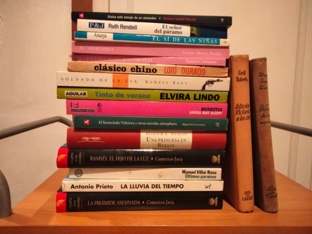 Lote de 39 libros formato mediano a 35 €