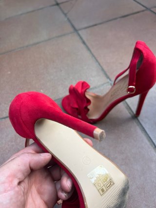 Sandalias de tacón VIVIENNE WESTWOOD rojas talla 3