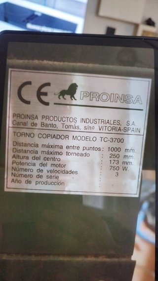 Torno copiador 750W