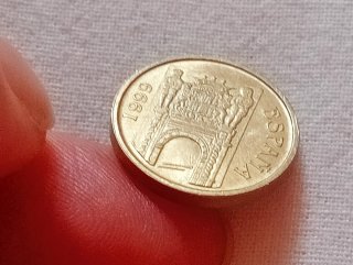 Moneda 5 PTAS Murcia