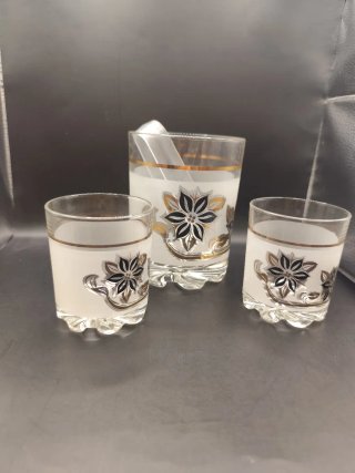 Conjunto Italiano Copos Whisky Vintage Anos 70