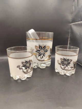 Conjunto Italiano Copos Whisky Vintage Anos 70