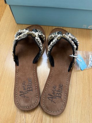 Sandalias Alma Blue Marrón Multicolor